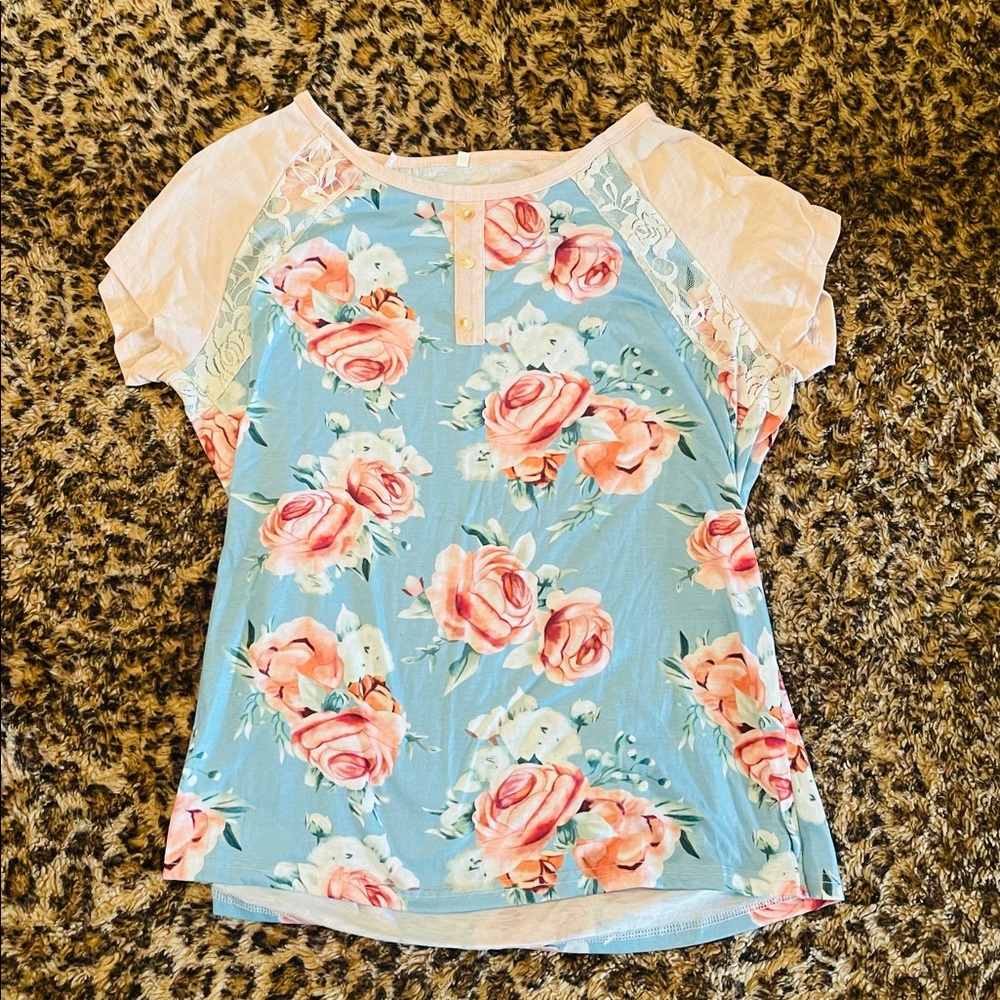 Cute Floral Top